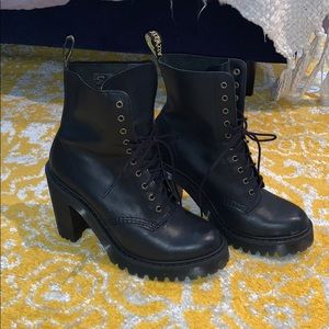 Dr. Martens lace up booties, size 8